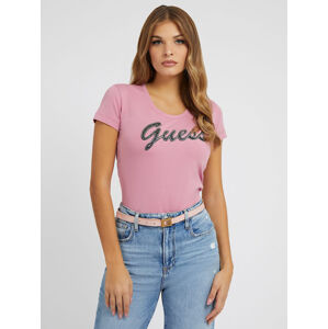 Guess dámské růžové tričko - L (G67G)